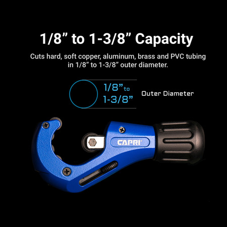 Capri Tools Telescopic Tube Cutter, 1/8 - 1-3/8 in CP11271
